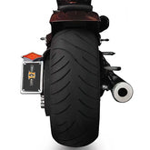 Custom Chrome Chrome LED Side Mount Taillight Frame For Harley 5-speed Softail 87-99 Vertical